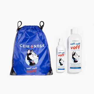 Voff Voff Voff Drawstring Bag Set