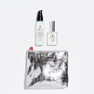 Skien Silver Croc Travel Bag